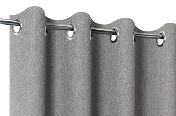 tenda oscurante grigia effetto flanella filtrante di alta qualità